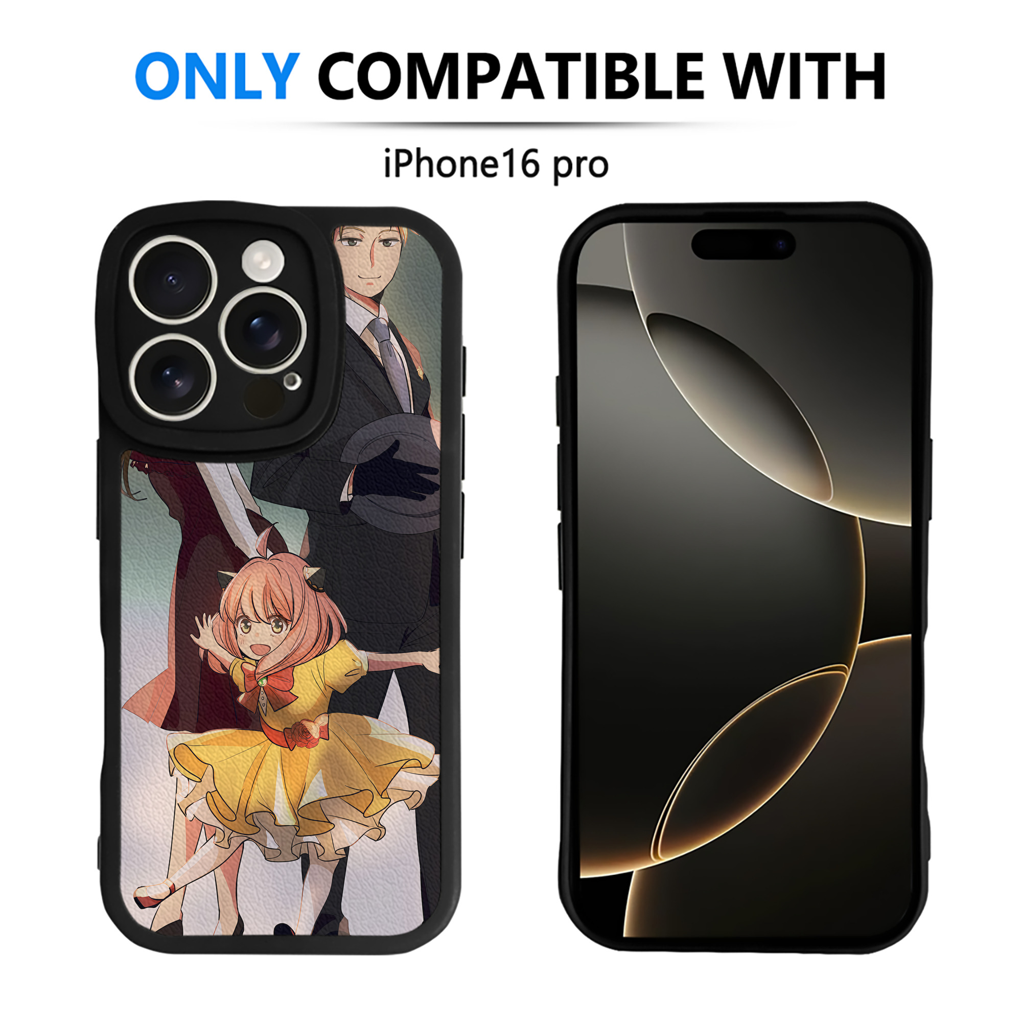 （画像用） SPY×FAMILY间谍家家酒 【iPhone 16シリーズ対応】シリコンスマホケース（レザー調） 材質：シリコン